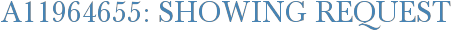 A11964655: Showing Request