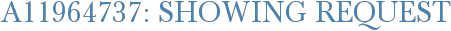 A11964737: Showing Request
