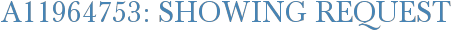 A11964753: Showing Request