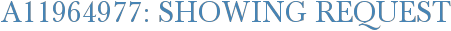 A11964977: Showing Request