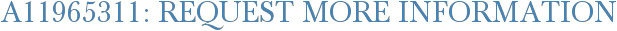 A11965311: Request More Information