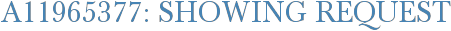 A11965377: Showing Request