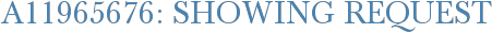 A11965676: Showing Request