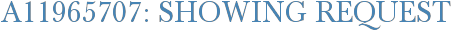 A11965707: Showing Request