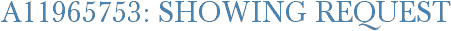 A11965753: Showing Request