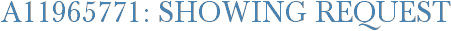 A11965771: Showing Request
