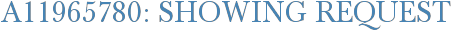 A11965780: Showing Request
