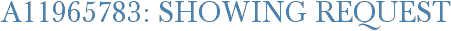 A11965783: Showing Request