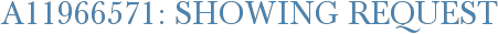 A11966571: Showing Request