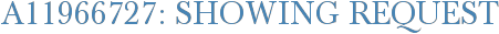 A11966727: Showing Request