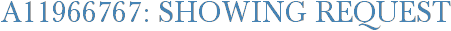 A11966767: Showing Request