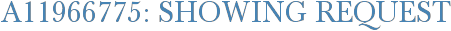 A11966775: Showing Request