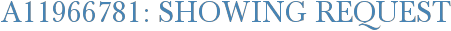 A11966781: Showing Request