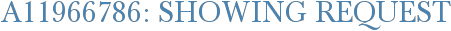 A11966786: Showing Request