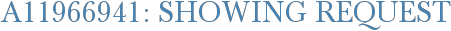 A11966941: Showing Request