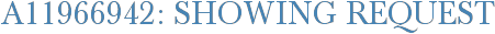 A11966942: Showing Request