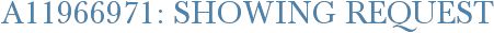 A11966971: Showing Request
