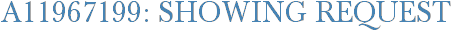 A11967199: Showing Request