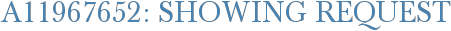 A11967652: Showing Request