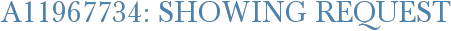 A11967734: Showing Request