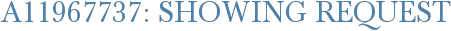 A11967737: Showing Request