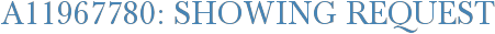 A11967780: Showing Request
