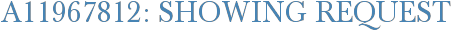 A11967812: Showing Request