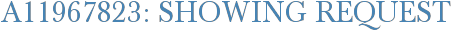 A11967823: Showing Request