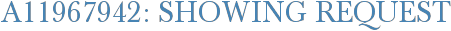 A11967942: Showing Request