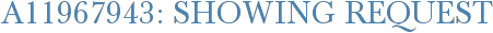 A11967943: Showing Request