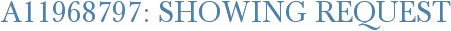 A11968797: Showing Request