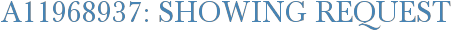 A11968937: Showing Request