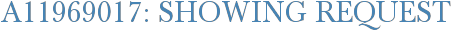 A11969017: Showing Request