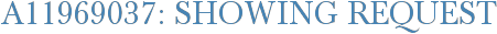 A11969037: Showing Request