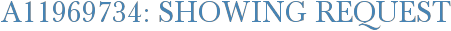 A11969734: Showing Request