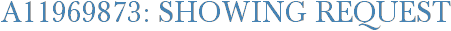 A11969873: Showing Request