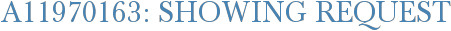 A11970163: Showing Request
