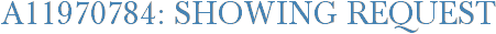 A11970784: Showing Request