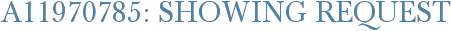 A11970785: Showing Request