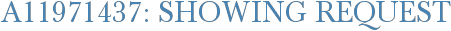 A11971437: Showing Request