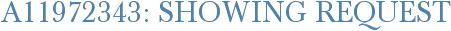 A11972343: Showing Request