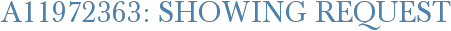 A11972363: Showing Request