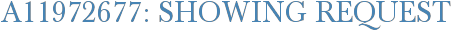 A11972677: Showing Request