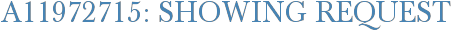 A11972715: Showing Request