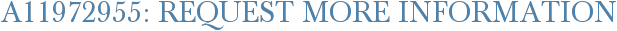 A11972955: Request More Information