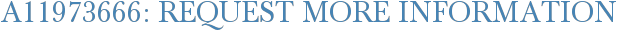 A11973666: Request More Information