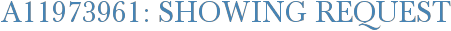 A11973961: Showing Request