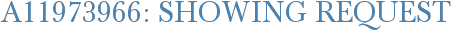 A11973966: Showing Request