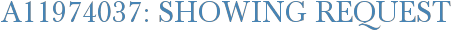A11974037: Showing Request