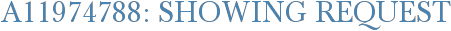 A11974788: Showing Request